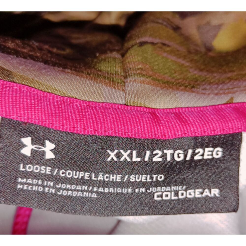 Under Armour Womens HUNT Camo Cowl Neck with Front Pocket XXL - Picture 5 of 5